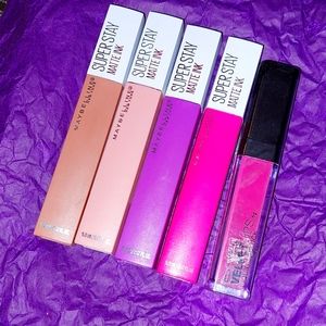 - Maybelline Super Stay Matte Ink Lipsticks